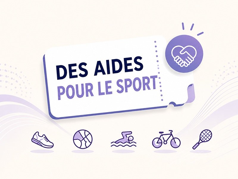 Des aides pour votre inscription sportive 2026